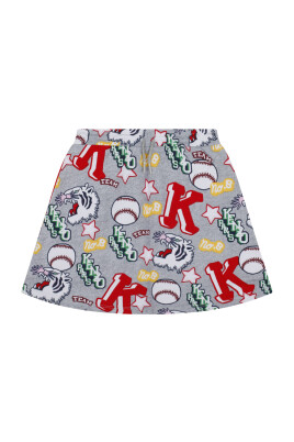graphic-print-a-line-skirt