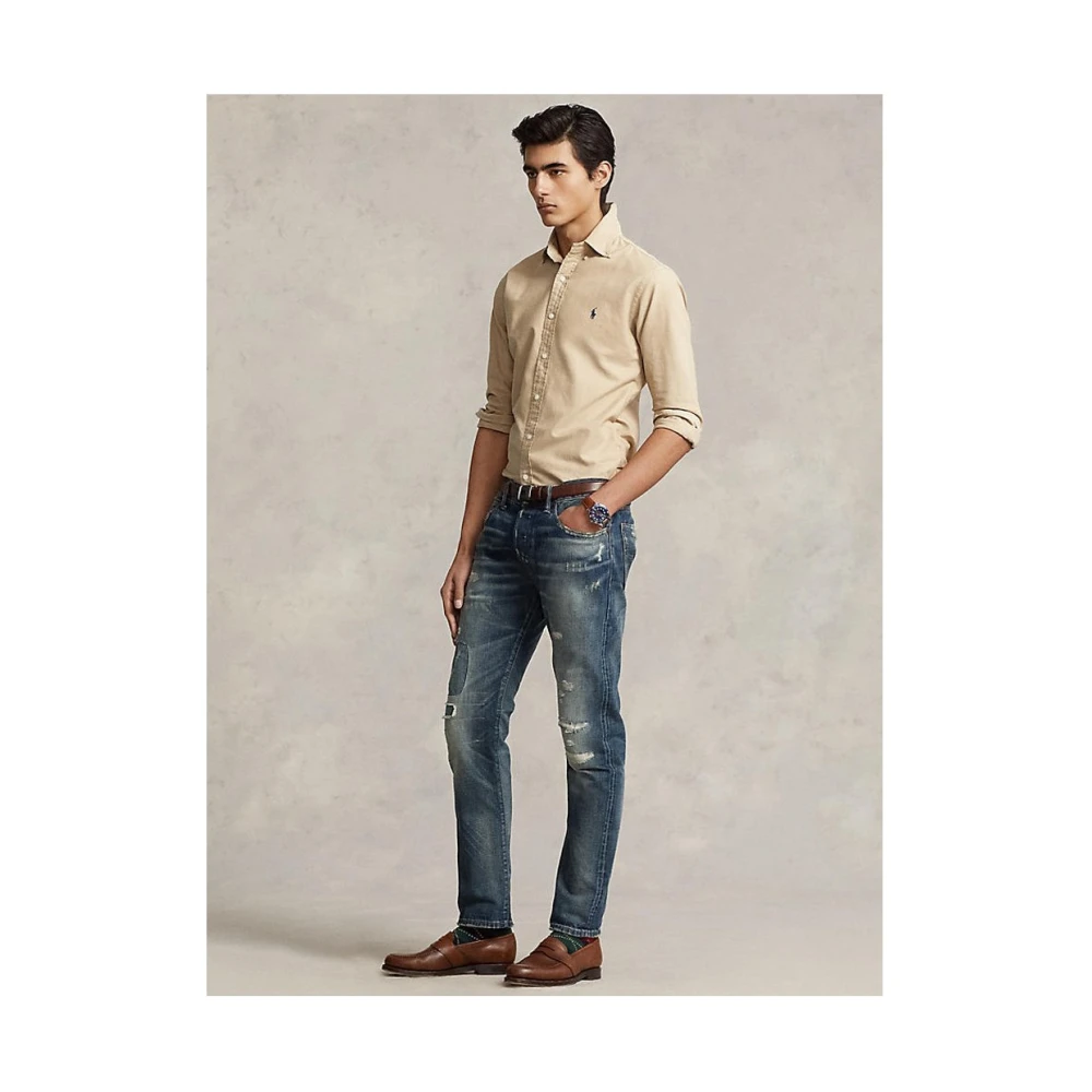Ralph Lauren Stijlvolle Shirt voor Mannen Beige Heren