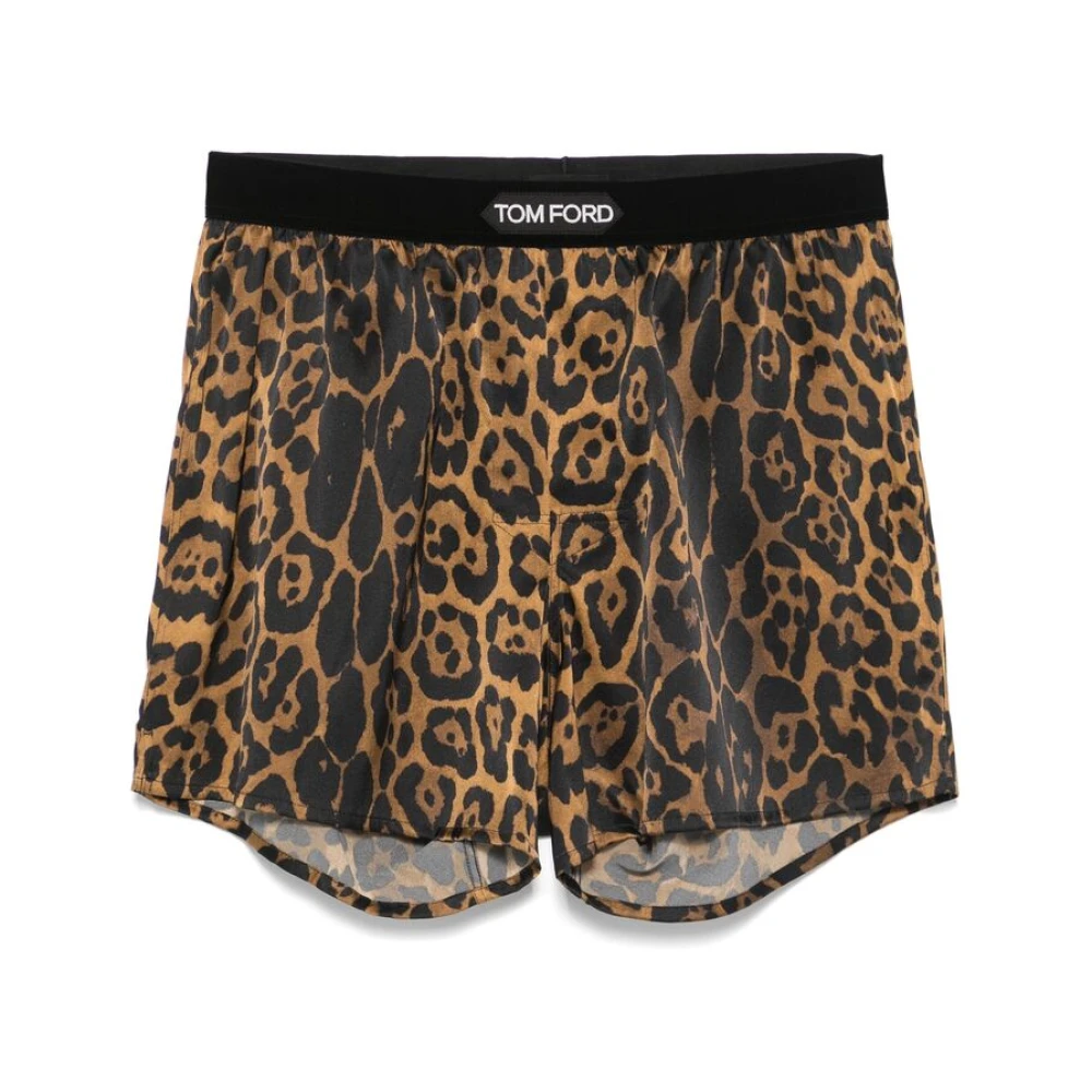 Tom Ford Animalier Bruin Elastisch Ondergoed Brown Heren