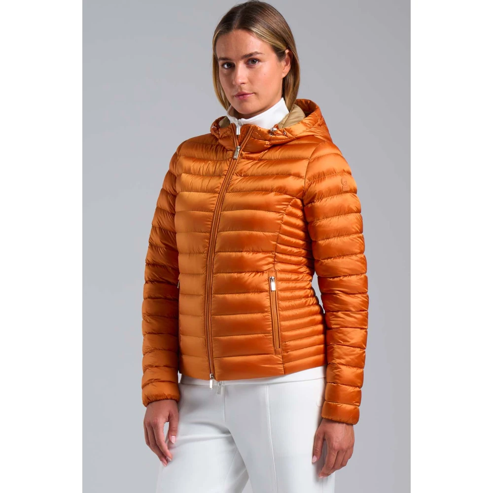 Ciesse Piumini Aghata 100 Gram Kleur Baksteen MET Capuchon Brown Dames