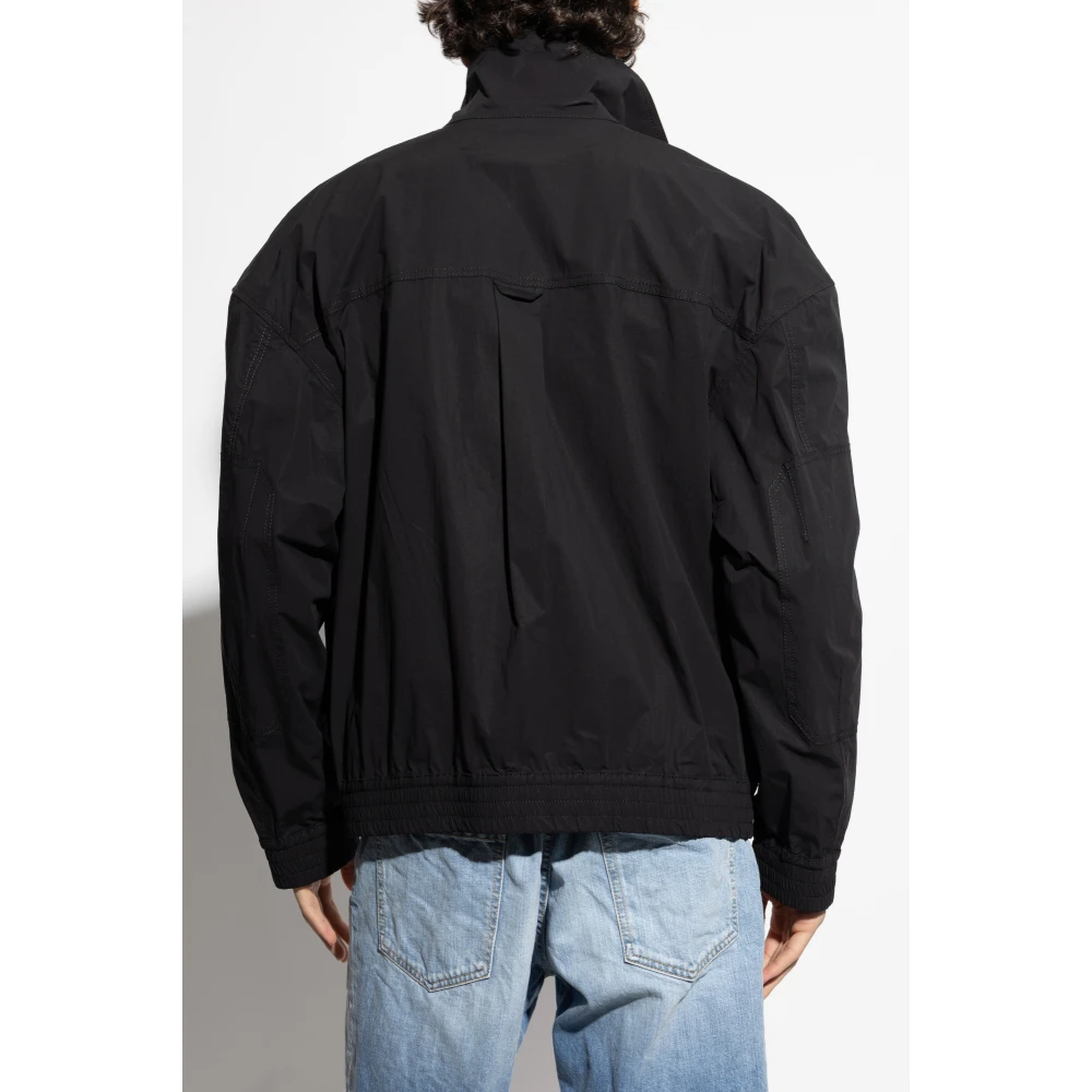 Dsquared2 Jas met bedrukt logo Black Heren