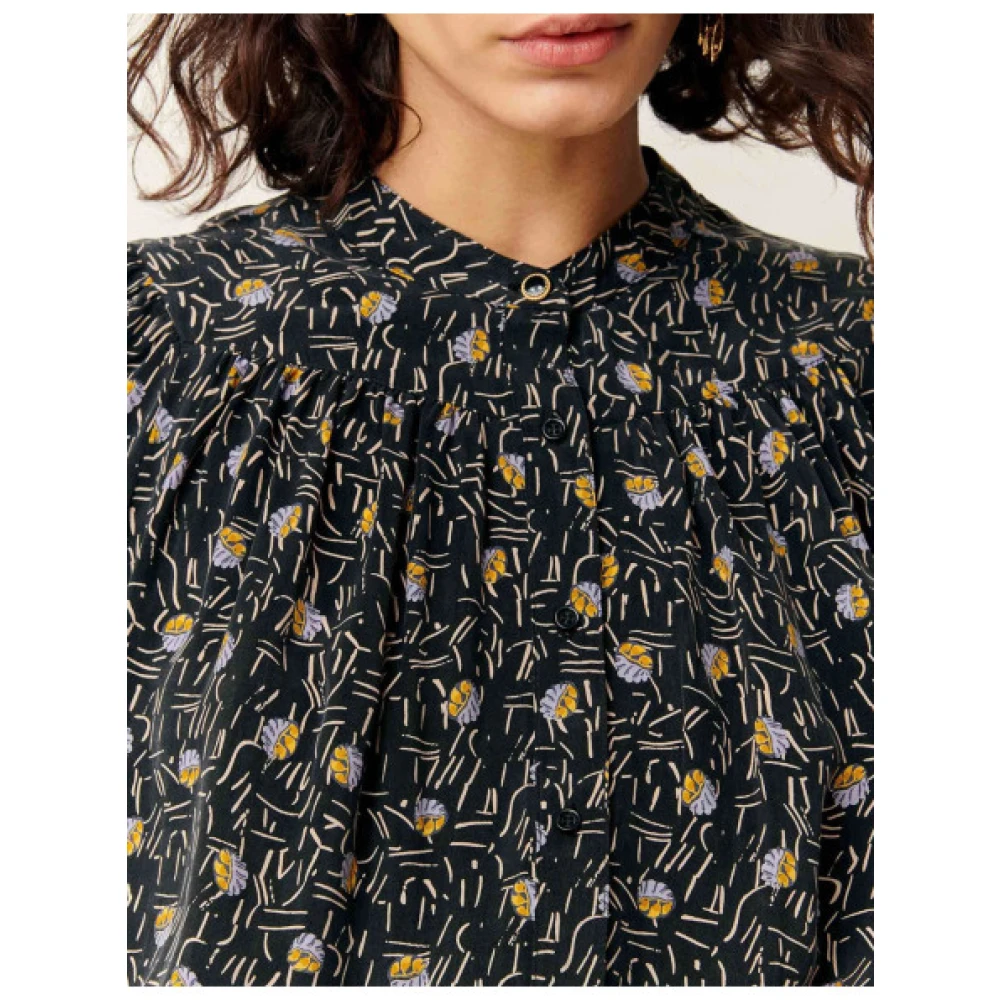 Sessun Gerimpelde Leonce Blouse Multicolor Dames