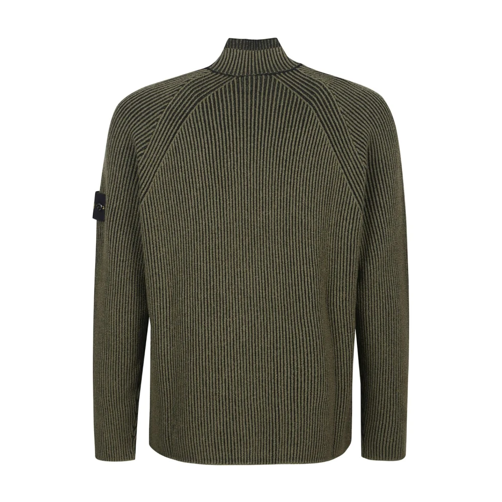 Stone Island Men's Green Turtlenecks, L, Jumpers