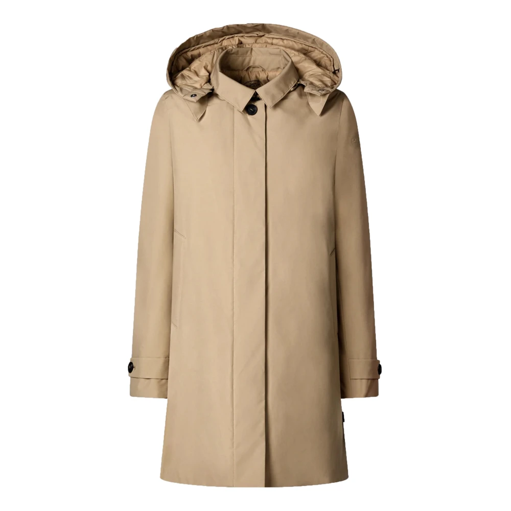 Save The Duck Embie Raincoat Beige Dames