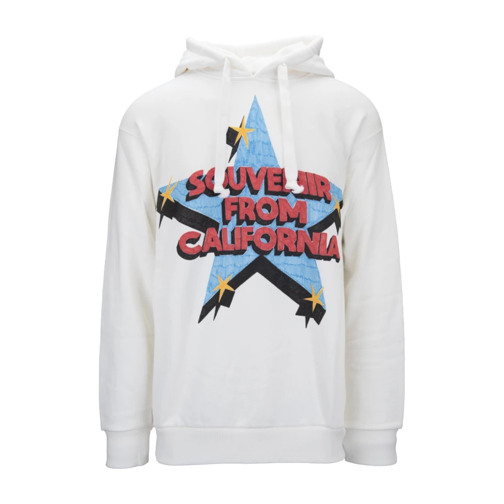 Gucci Heren hoodie met grafische print White Heren