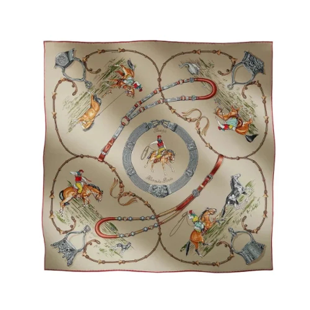 Pre-owned > Pre-owned Accessories > Pre-owned Scarves - - Hermès Vintage - Modalova