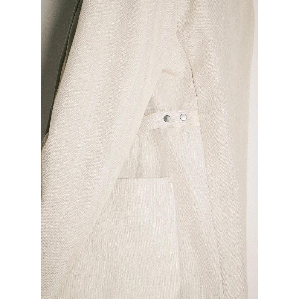 Our Legacy Klassieke Clasp Blazer met Zakken Beige Dames
