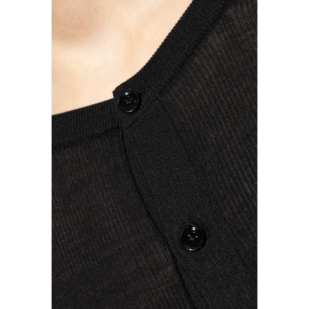 Tom Ford Top met een getailleerde pasvorm Black Heren