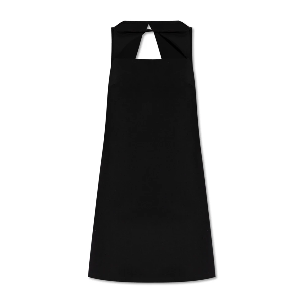 Versace Mouwloze jurk Black Dames