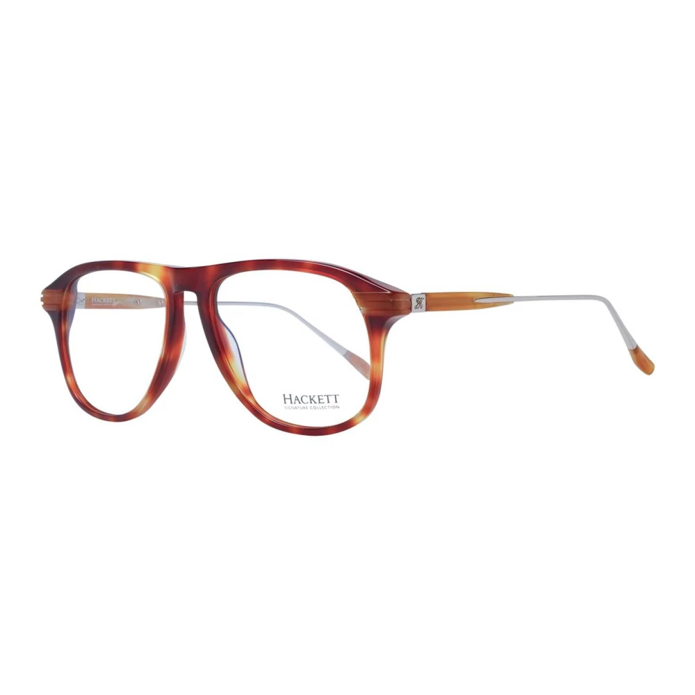 Hackett Bruine Aviator Bril met Demo Lenzen Brown Heren