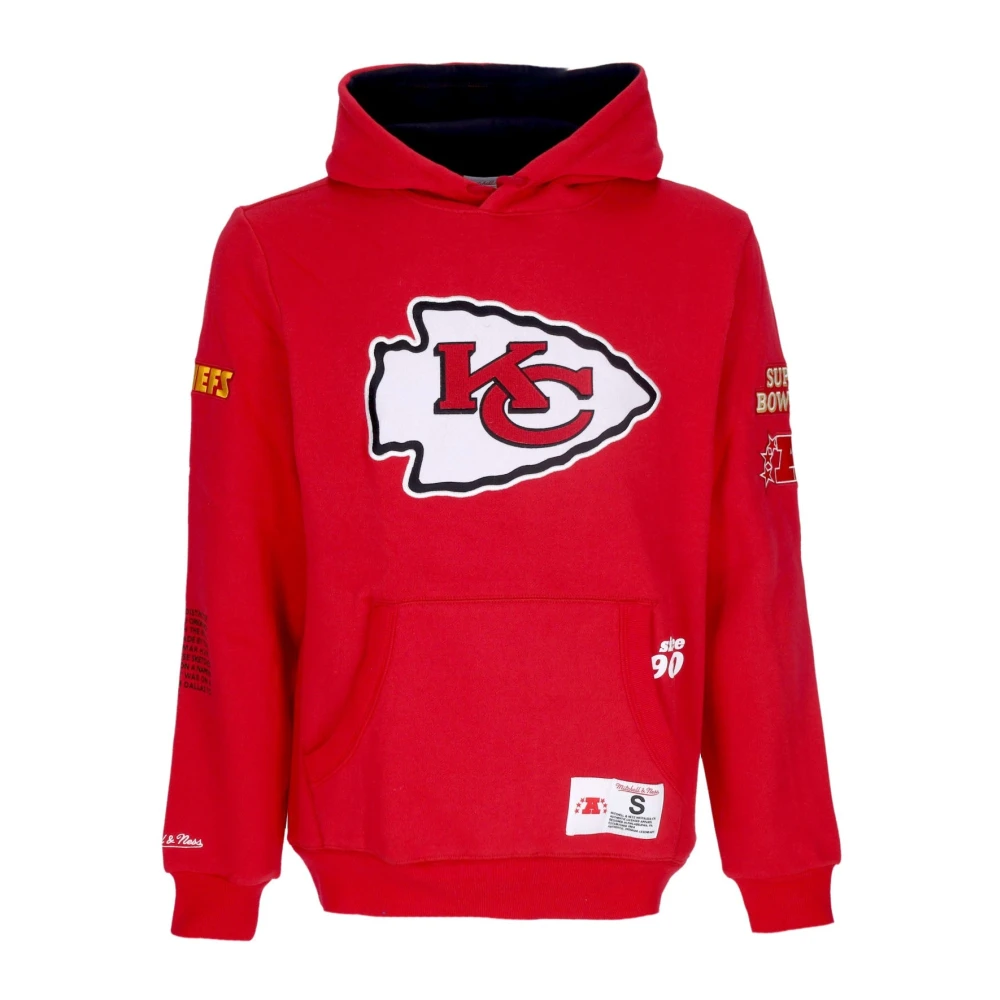 Mitchell & Ness NFL Team Origins Fleece Hoodie Red Heren