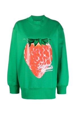 green-graphic-cotton-sweatshirt