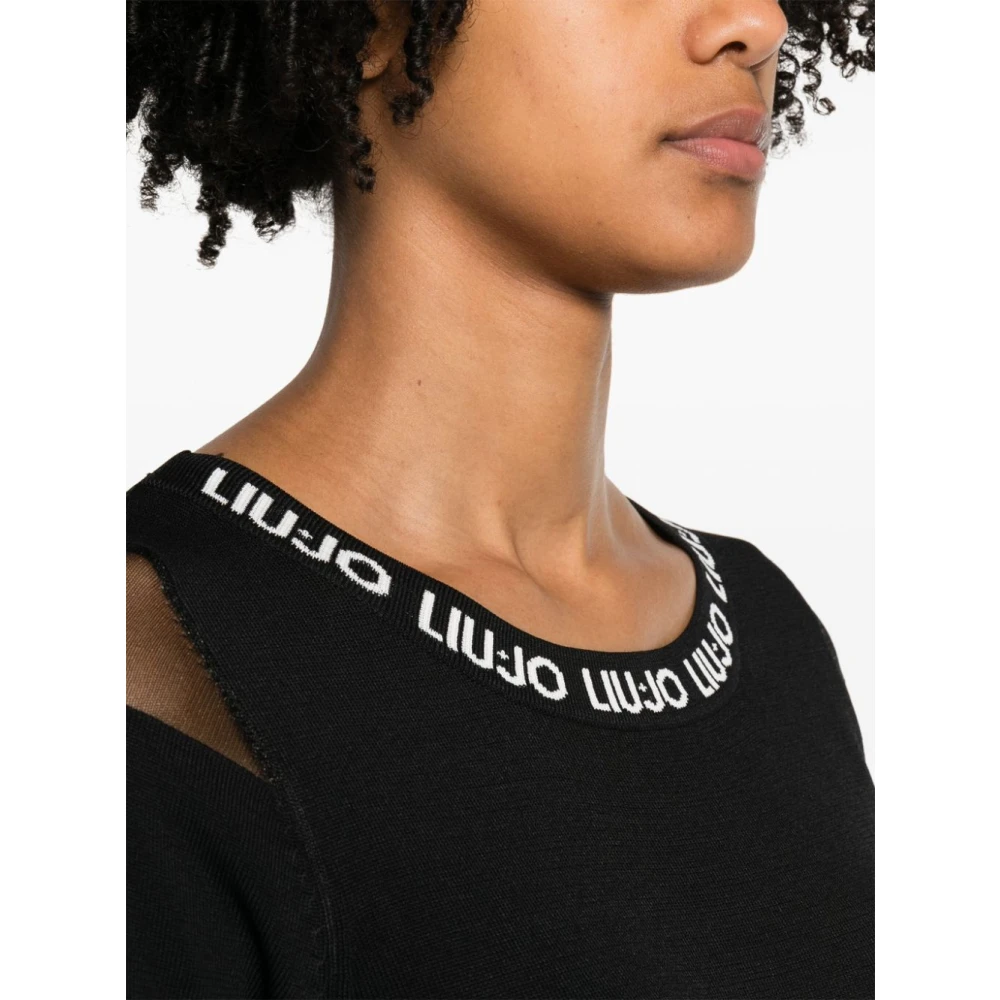 Liu Jo Zwarte Sweaters Collectie Black Dames