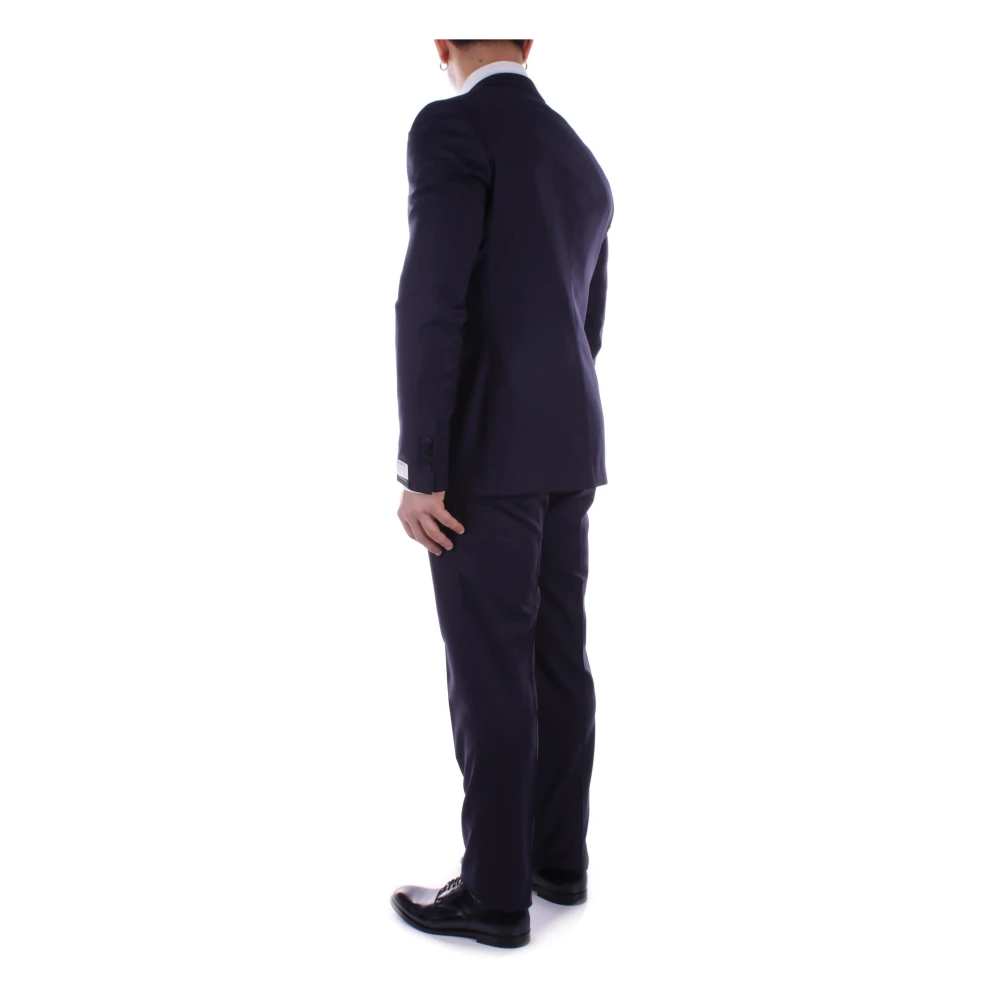 Tagliatore Single Breasted Suits Blue Heren