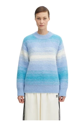 Speed Stripe Hairy Knit Jumper