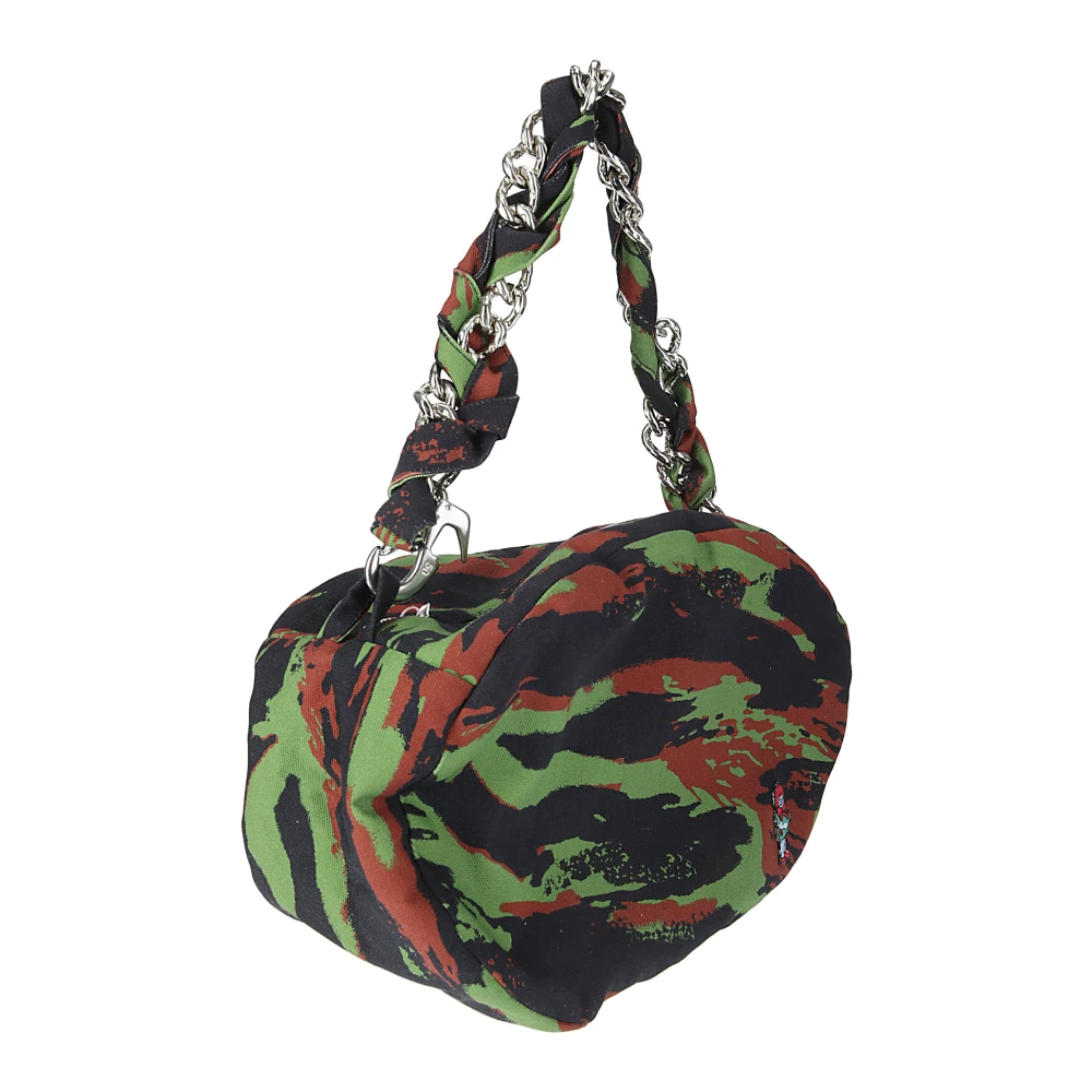 Chopova Lowena Gedrukte Schoudertas met Ritssluiting Multicolor Dames