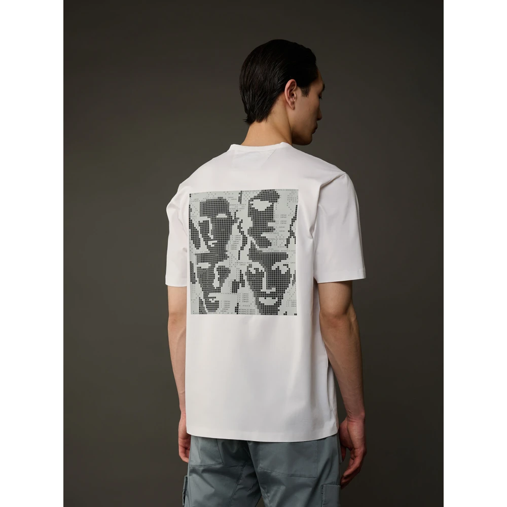 C.P. Company Grafisch T-shirt Metropolis Serie White Heren