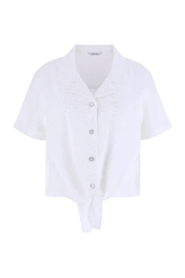 Sharon Eyelet Skjorta