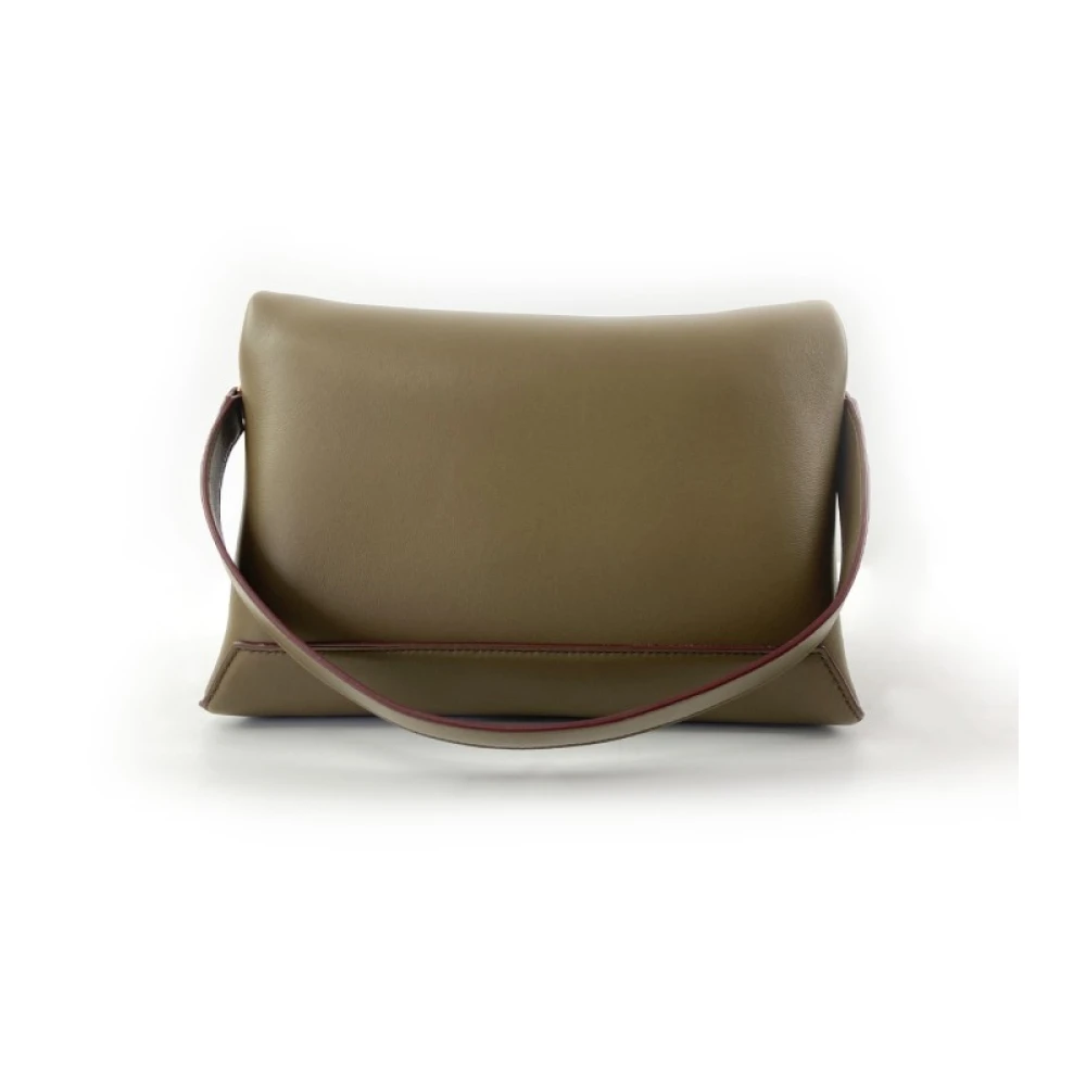 Victoria Beckham Khaki Schoudertas Green Dames