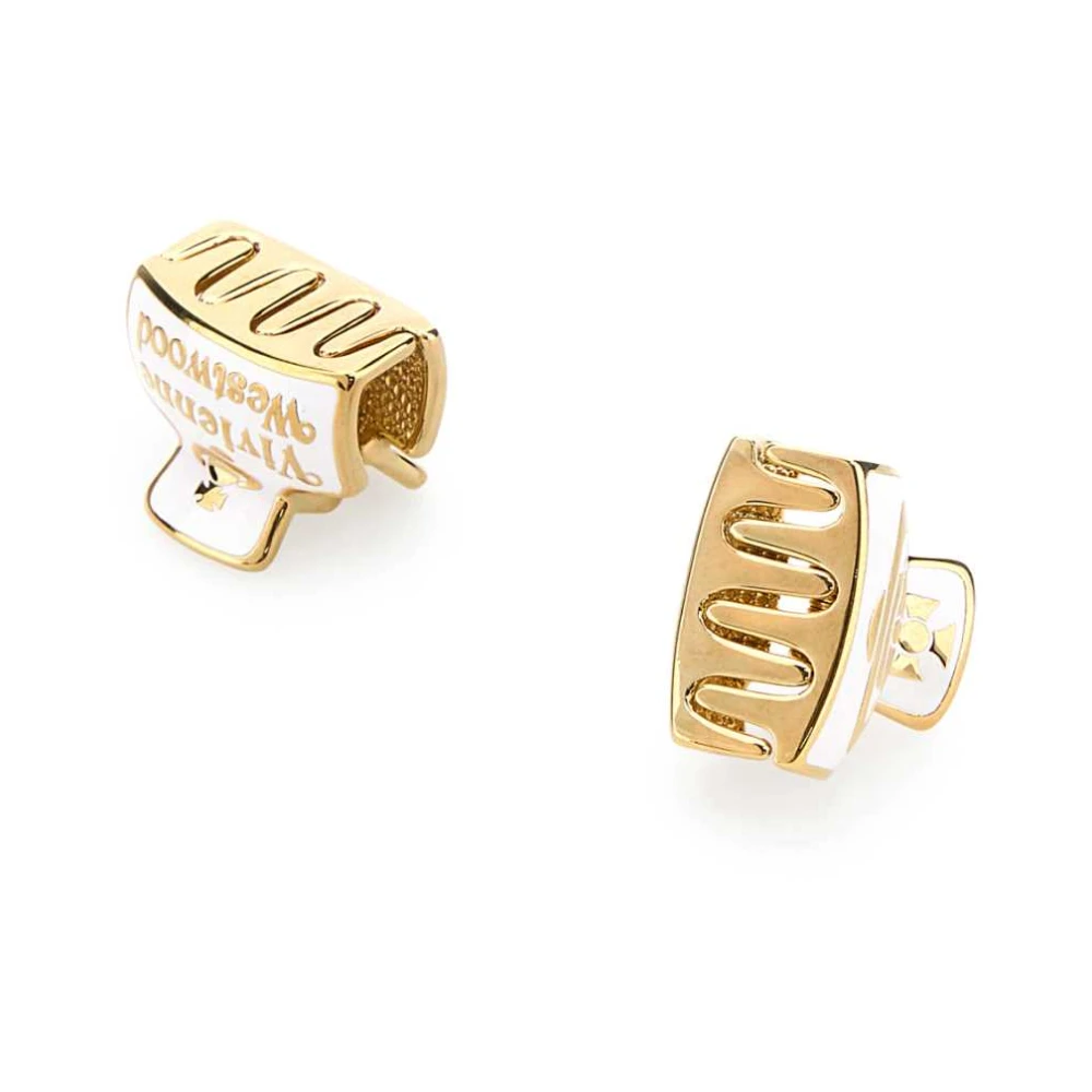 Vivienne Westwood Stijlvolle wit metalen haarspelden Multicolor Dames