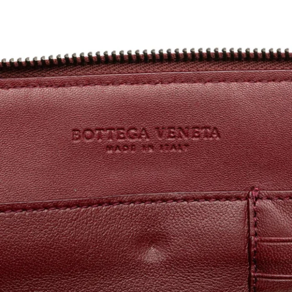 Bottega Veneta Vintage Pre-owned Leather clutches Purple Dames