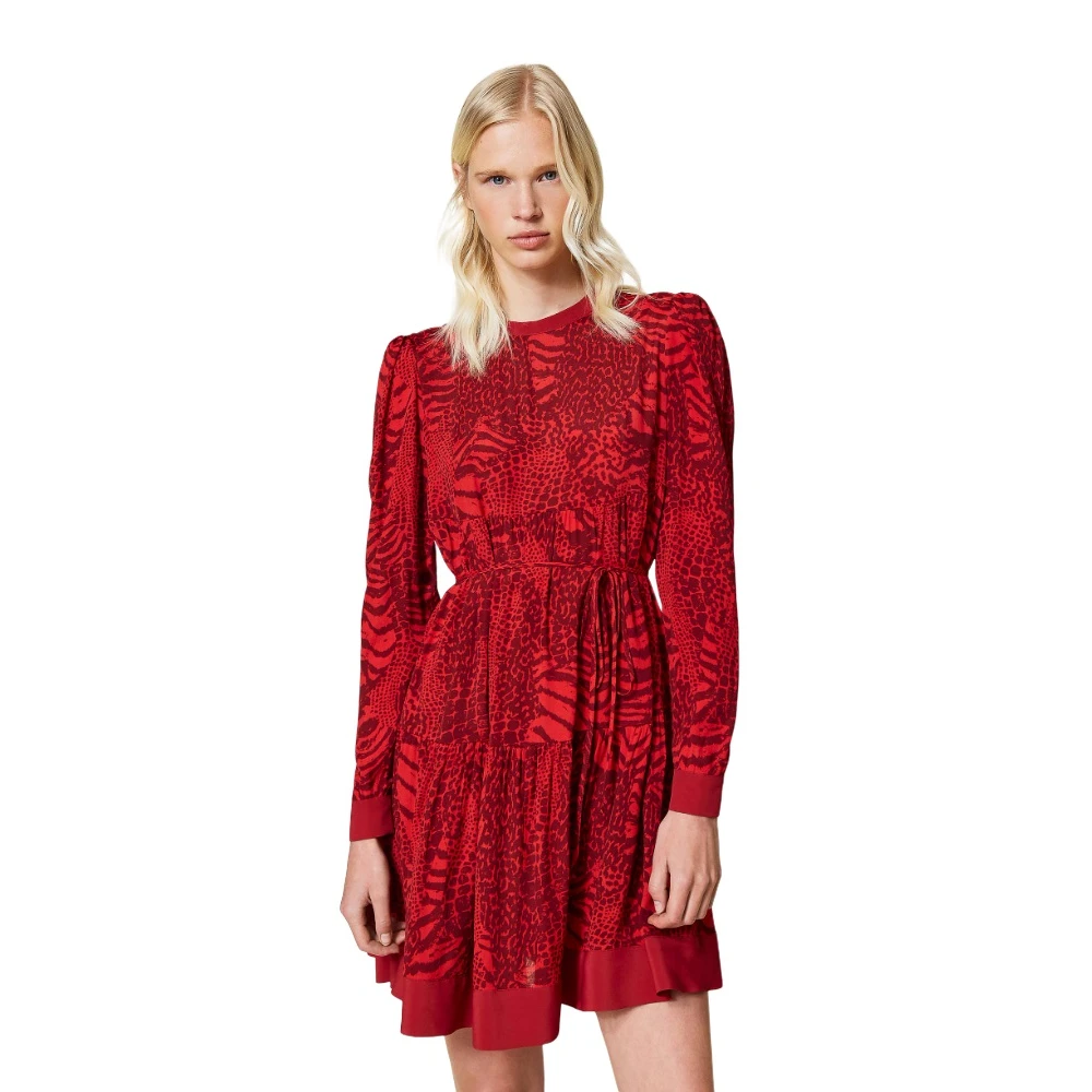 Twinset Korte jurken Red Dames