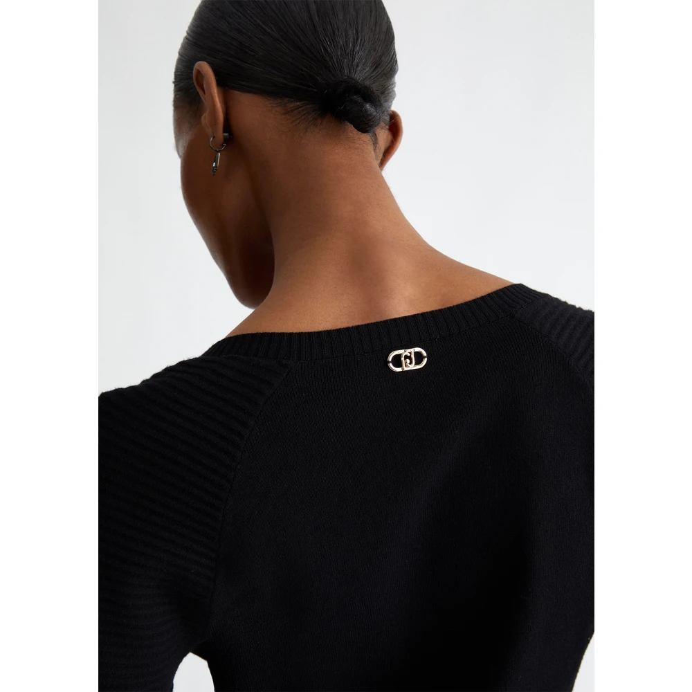 Liu Jo Geknoopte Shirt Black Dames