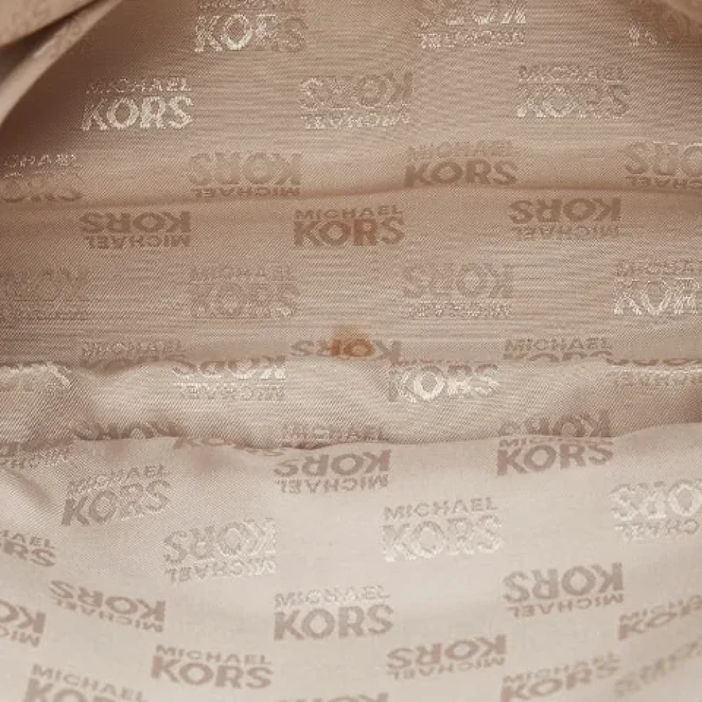 Michael Kors Pre-owned Canvas shoulder-bags Beige Dames