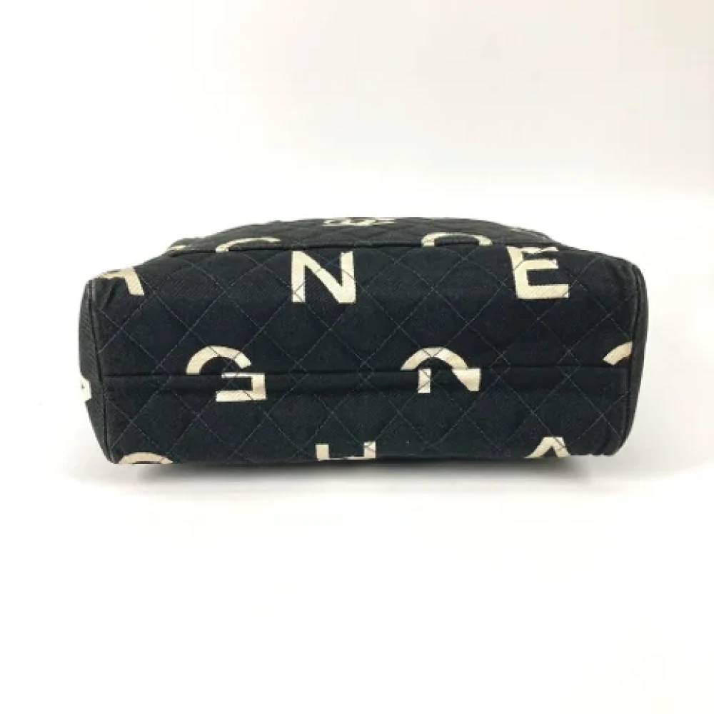 Chanel Vintage Pre-owned Fabric chanel-bags Black Dames
