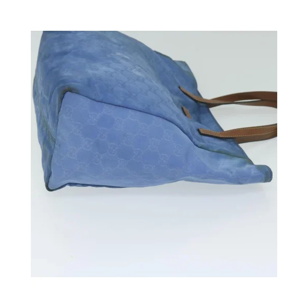 Gucci Vintage Pre-owned Nylon gucci-bags Blue Dames
