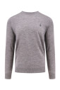 grey-sweater-with-ribbed-trim