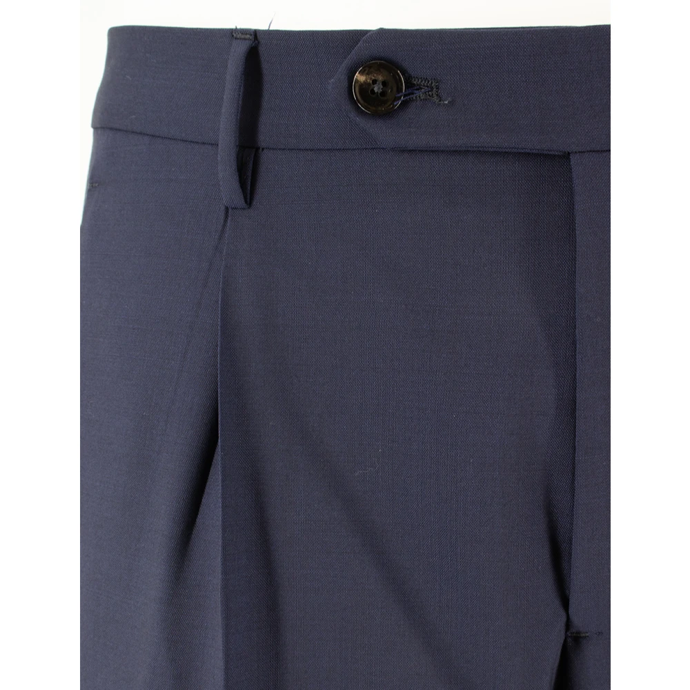 Berwich Slim Fit Herenbroek Italië Blue Heren