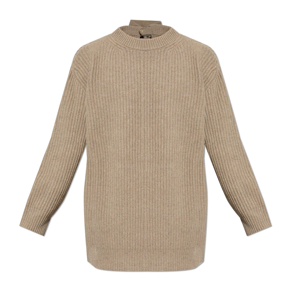Mm6 Maison Margiela Hombre Beige Jerseys, Talla: M