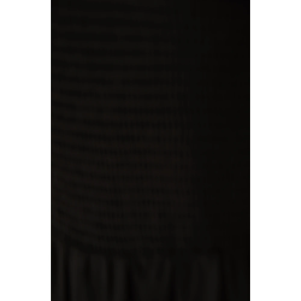 Michael Kors Smocked Jumpsuit met Kettingbandjes Black Dames