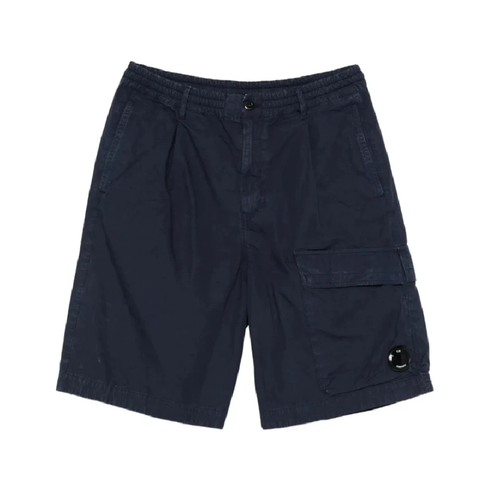 C.p. Company Men's Blue Bermudas, S, Cargo Shorts