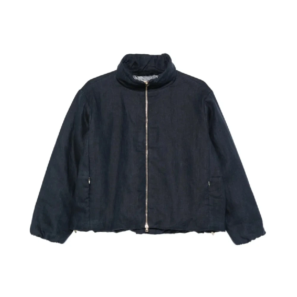 Herno Vrouw Blauw Jassen Dames, L, Donzen Jassen