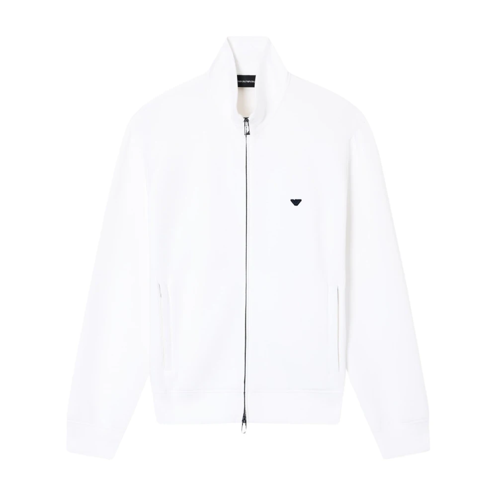 Emporio Armani Herren Weiß Sweatshirts & Hoodies, Sgröße: