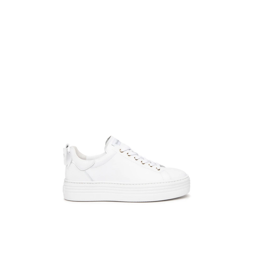 Nerogiardini Witte sneakers met strik Dames Schoenen