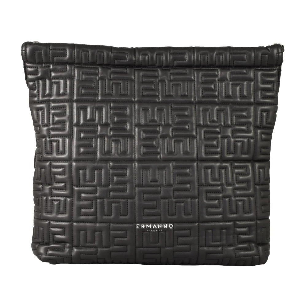 Ermanno Scervino Firenze Tas van Polyurethaan Black Dames