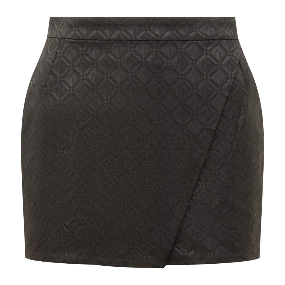Marine Serre Maan Diamant Rok Black Dames
