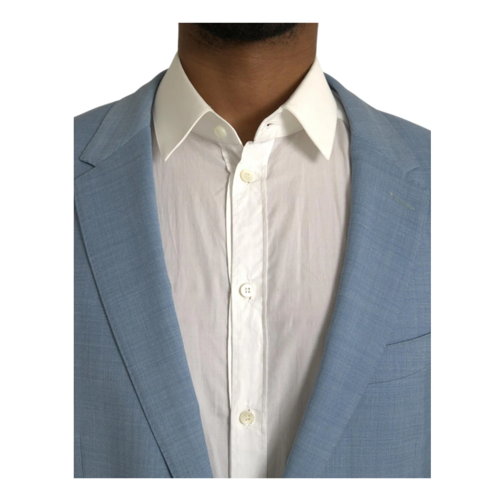 Dolce & Gabbana Italiaans Slim Fit 2-Delig Pak Blue Heren