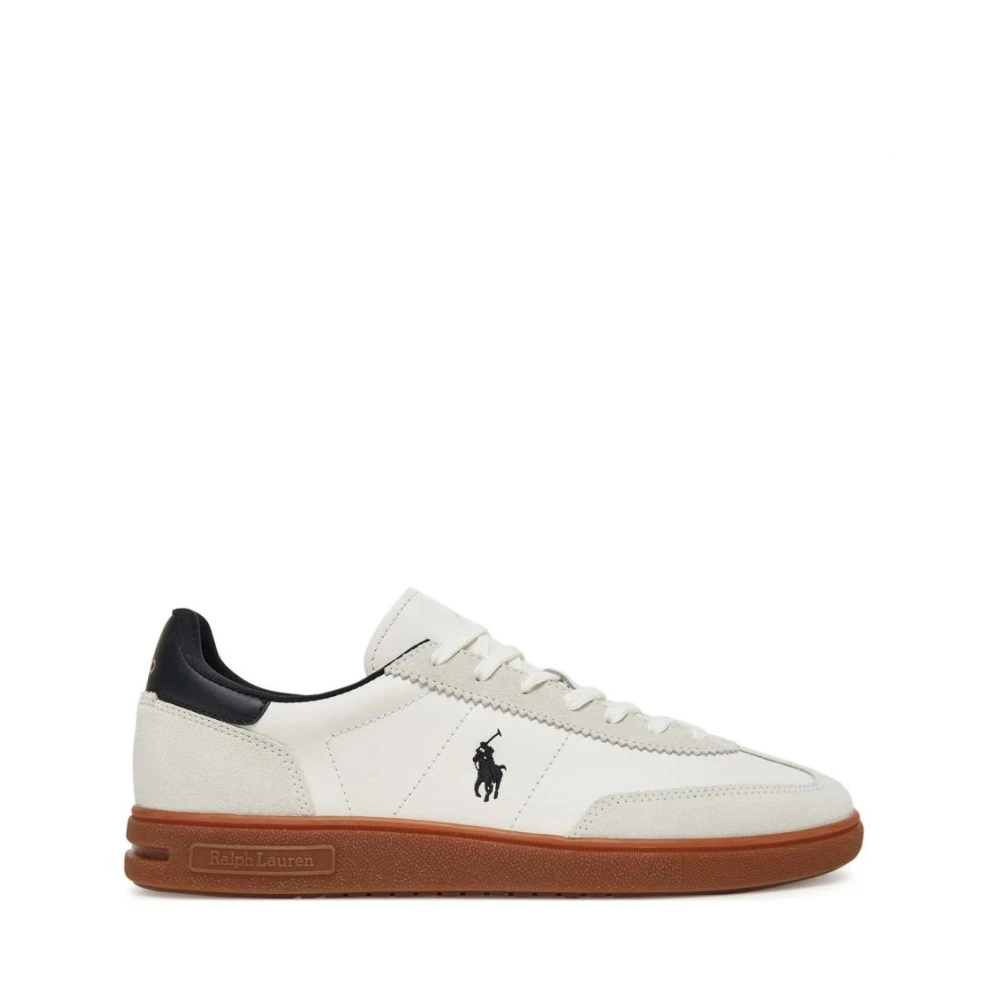 Ralph Lauren Uomo Bianco Scarpe, 45 Eu, New,