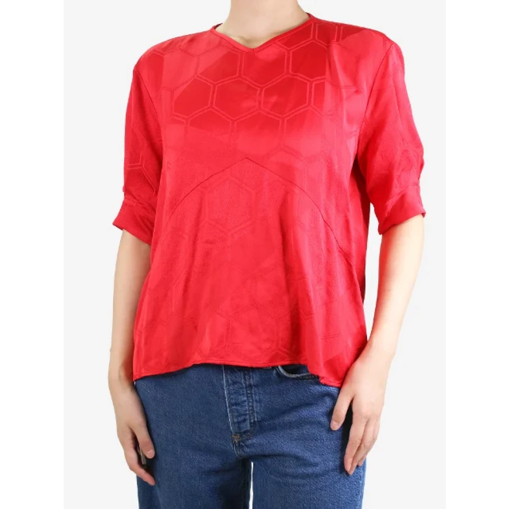 Isabel Marant Pre-owned Viscose tops Red Dames