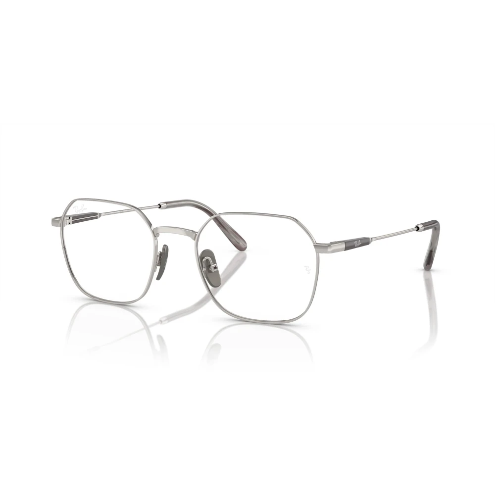 Ray-Ban Unisex Gray Glasses, 53 Mm, Eyewear Frames