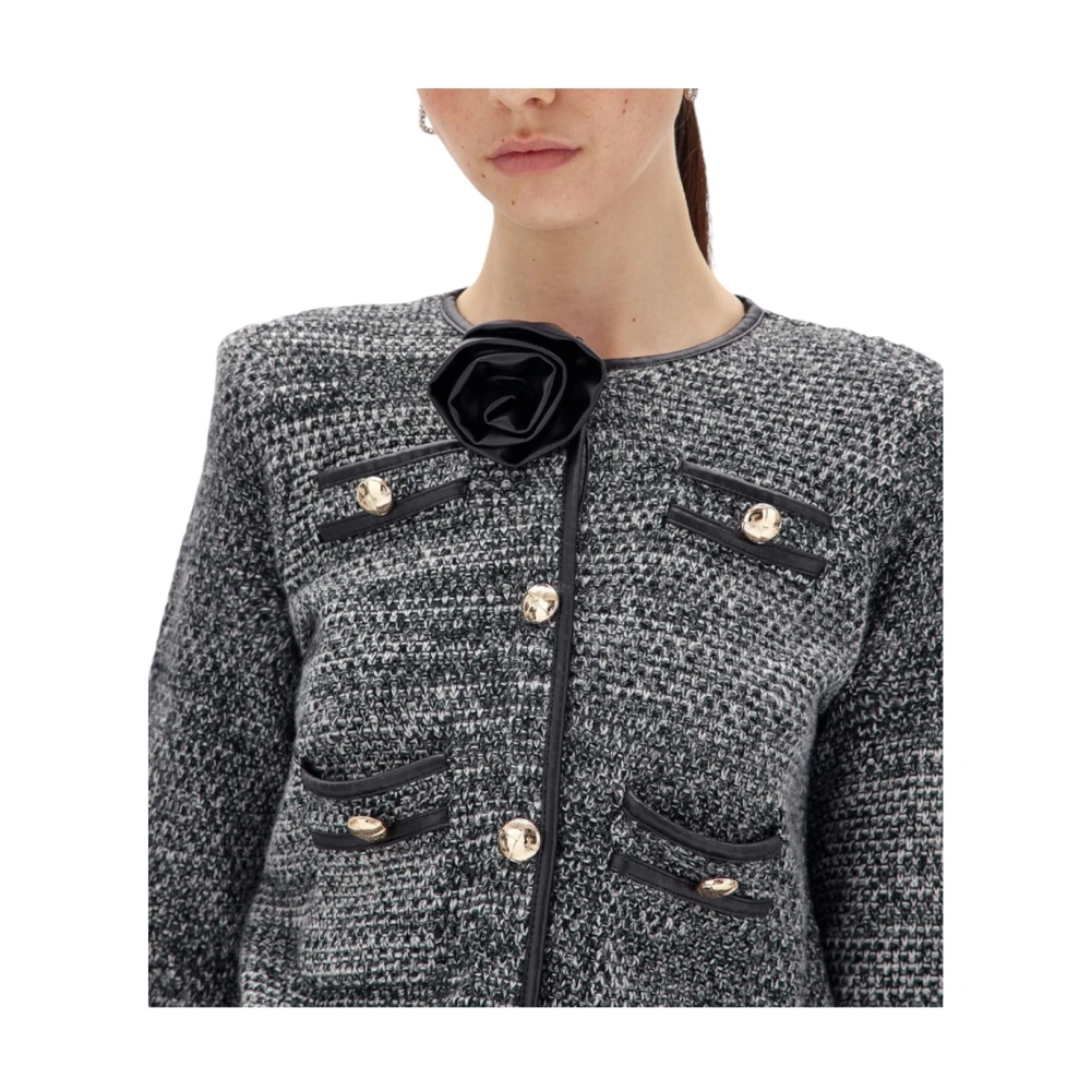 Blugirl Stijlvolle Gebreide Top Black Dames
