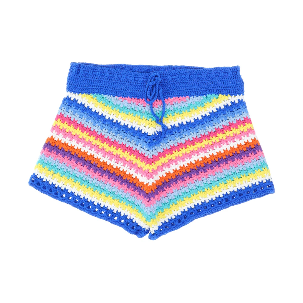 MC2 Saint Barth Kalima Crochet Multic 17 Shorts Multicolor Dames