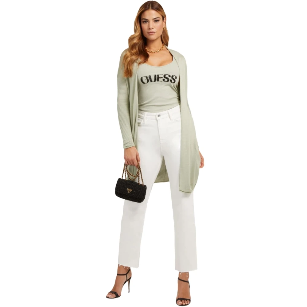 Guess Stijlvolle Cardigan voor Vrouwen Green Dames