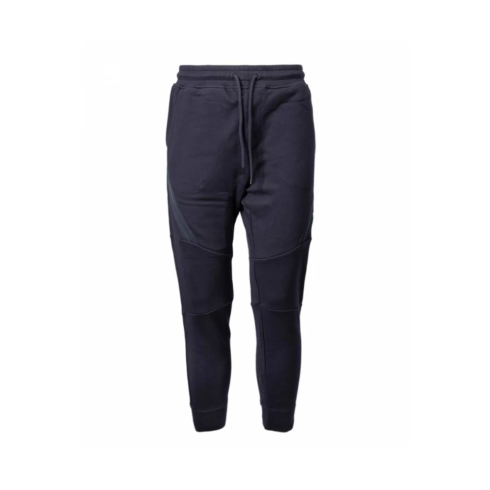 C.P. Company Verhoogde fleece lens sweatpants Blue Heren