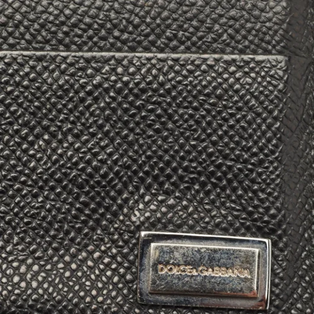 Dolce & Gabbana Pre-owned Leather wallets Black Dames