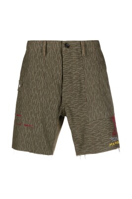 brown-stripe-cotton-shorts
